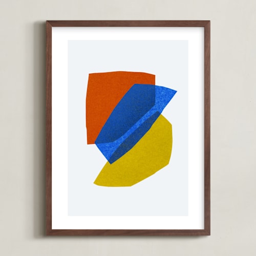This is a tropical kids wall art by Carrie Moradi called paper space i