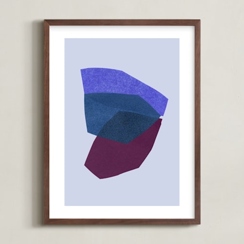 This is a plum kids wall art by Carrie Moradi called paper space ii