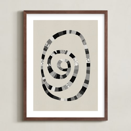 This is a cloud grey kids wall art by Alisa Galitsyna called whirl of colors