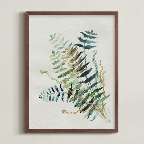This is a kismet art by Aspa Gika called kimberly queen fern leaves