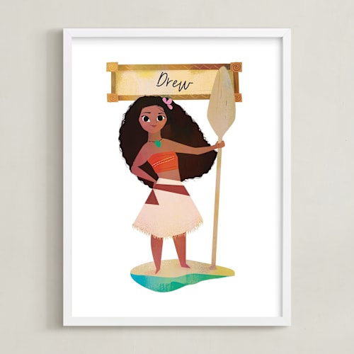 This is a deep sea disney art by Lori Wemple called disney's moana the voyager
