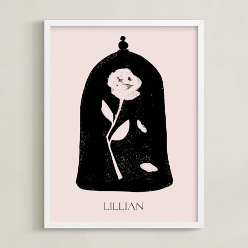 This is a petal disney art by Robin Ott called enchanted disney beauty and the beast
