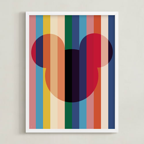 This is a rainbow disney art by Baumbirdy called bright stripes
