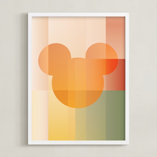This is a sunset disney art by Baumbirdy called gradient silhouette