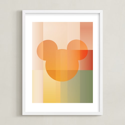 This is a sunset disney art by Baumbirdy called gradient silhouette