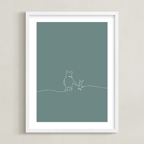 This is a forest disney art with standard by Britt Mills called a simple stroll