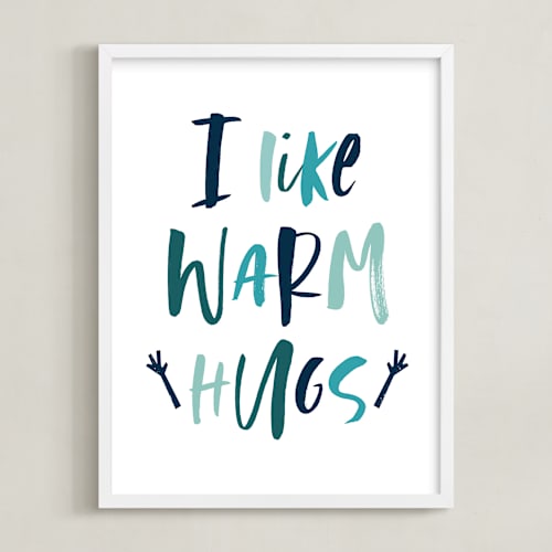 This is a winter pine disney art by Erica Krystek called warm hugs