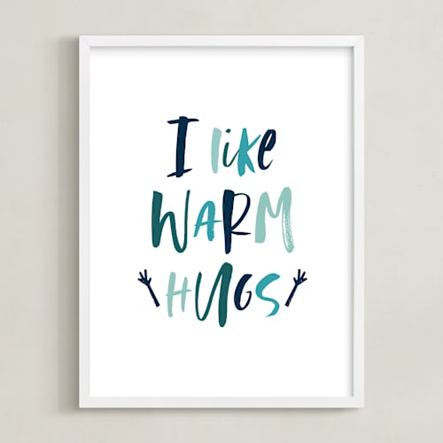 This is a winter pine disney art by Erica Krystek called warm hugs