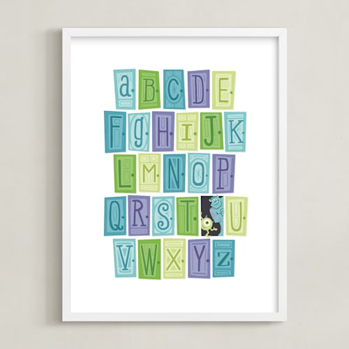 This is a iris disney art by Jessie Steury called alphabet doors