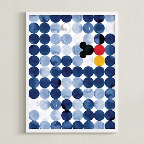 This is a pool disney art by Anna Joseph called spot mickey