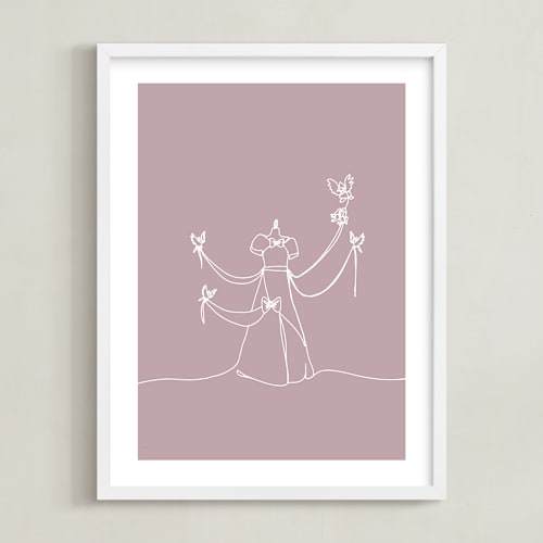 This is a blush disney art with standard by Britt Mills called the dress from disney's cinderella