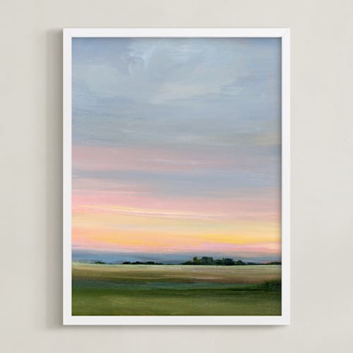 This is a sunset art with standard by Nicole Walsh called summer glow i