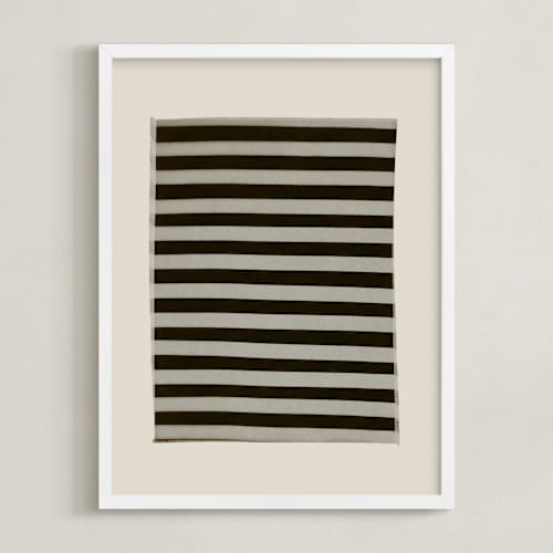 This is a zebra art with standard by Kamala Nahas called true stripes 2