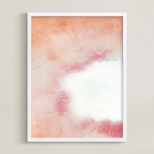 This is a rose quartz art with standard by Erin Deegan called agate