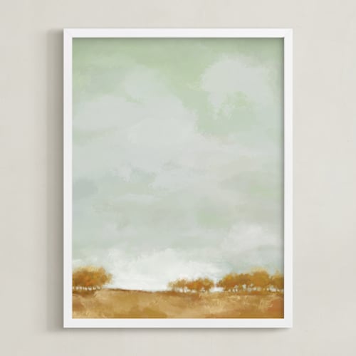 This is a golden horizon art by Afton Harding called golden hill