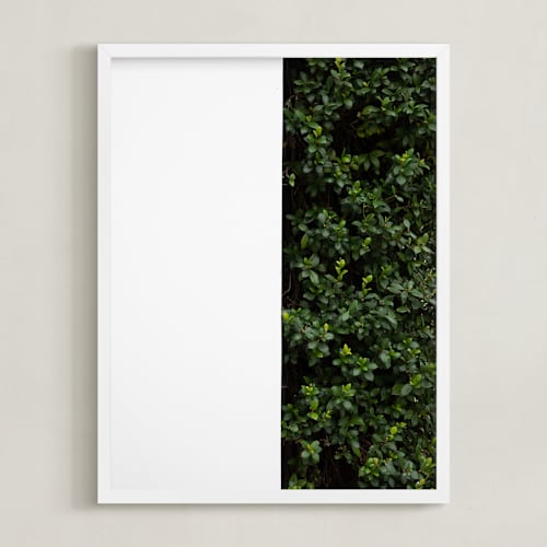 This is a leaf art with standard by Sara Hicks Malone called verdant garden iii