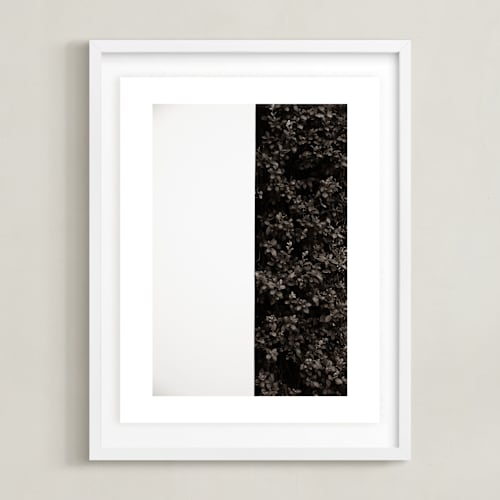 This is a sepia art by Sara Hicks Malone called verdant garden iii