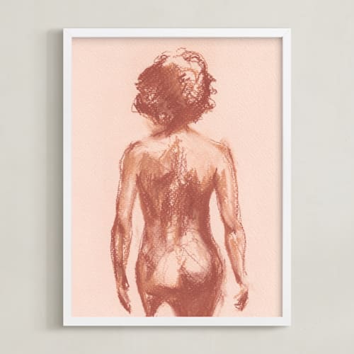 This is a blush art by Jenny Partrite called walking ahead