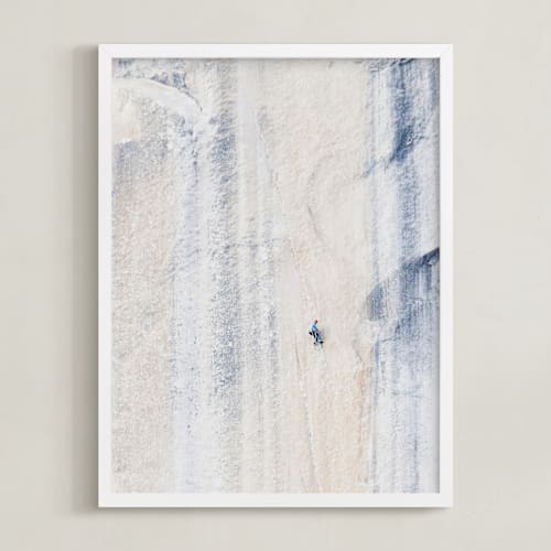 This is a stone blue art by Mike Sunu called el capitan