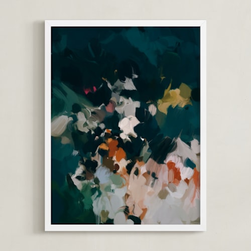 This is a deep teal art with standard by Parima Studio called blue hour