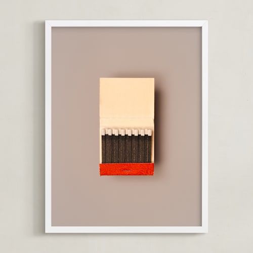 This is a color match red art by Andrew McClintock called unstruck red
