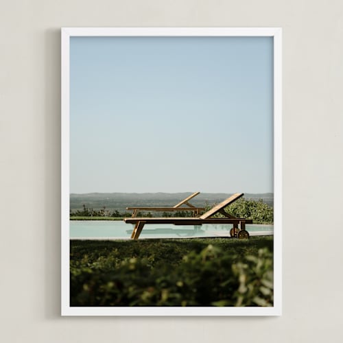 This is a aqua verde art with standard by Kelsey Mucci called poolside 2