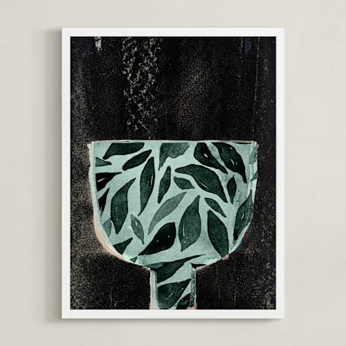 This is a green bowl art by Bethania Lima called farmhouse_bowl_1
