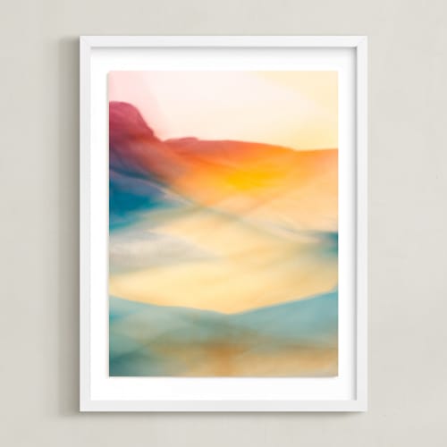 This is a golden rays art with standard by Helen Makadia called rays of gold 1