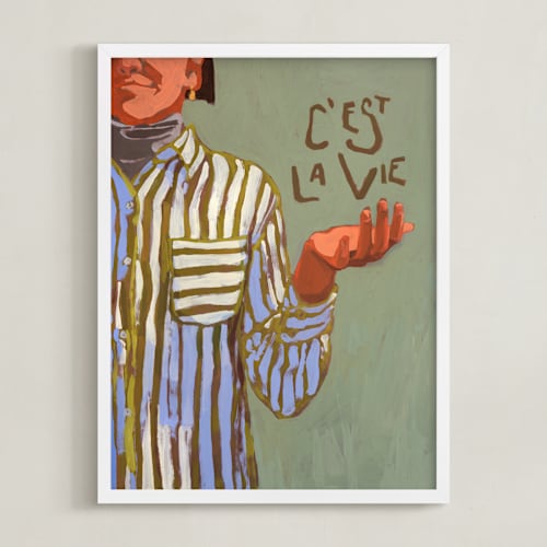 This is a sage art with standard by Jess Franks called that's life