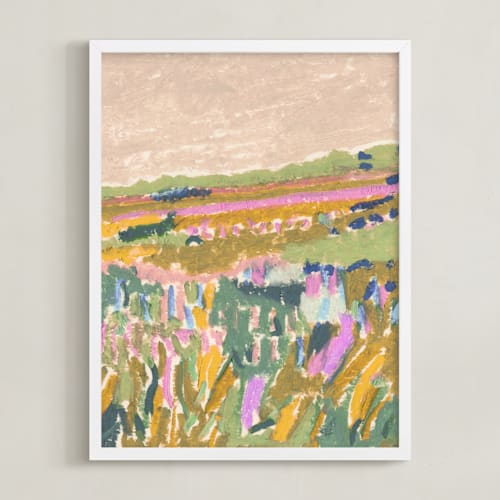 This is a peach art with standard by Alisa Galitsyna called across the fields 2