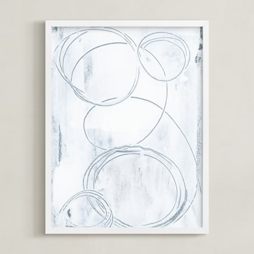 This is a soft white art by Julia Contacessi called innuendo no. 4