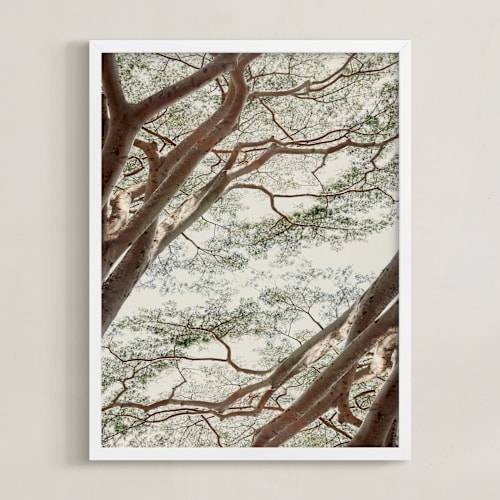 This is a woodland green art by Alicia Abla called tapestry i