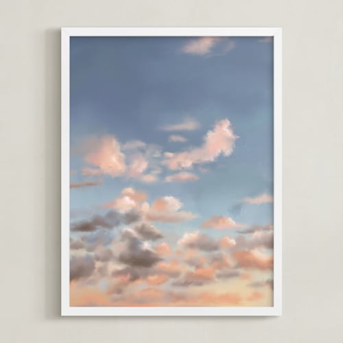 This is a sunset art with standard by Elizabeth Ulrich called cotton candy dreams