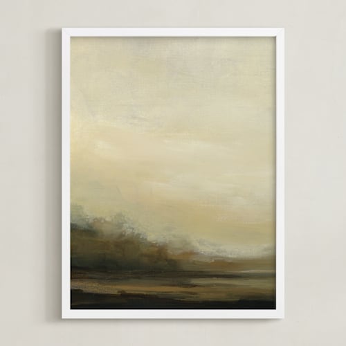 This is a beige art with standard by Haley Knighten called slow evening 1