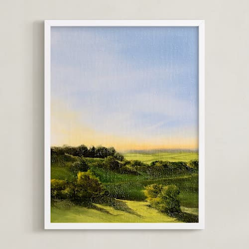 This is a field art with standard by Coleman Senecal called joy comes in the morning