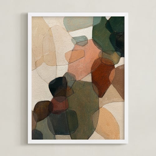 This is a rust art by Wendy Keller called venn triptych 2