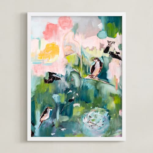 This is a forest art by Mary Ketch called your secret is safe with me