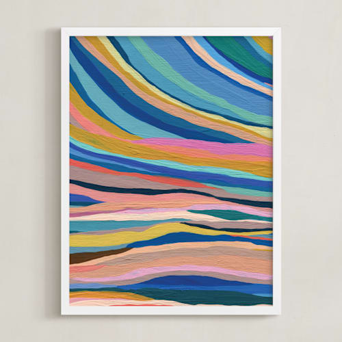 This is a rainbow art by Carrie Moradi called chromatic dream 2