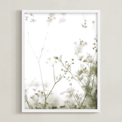 This is a white art by Caroline Mint called choices