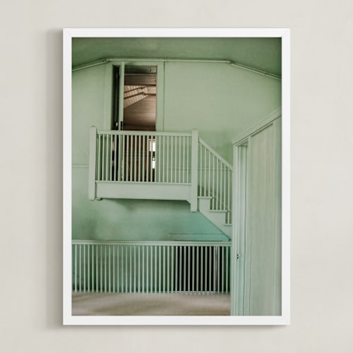 This is a minty art by C. Lorraine Design called minty poolhouse