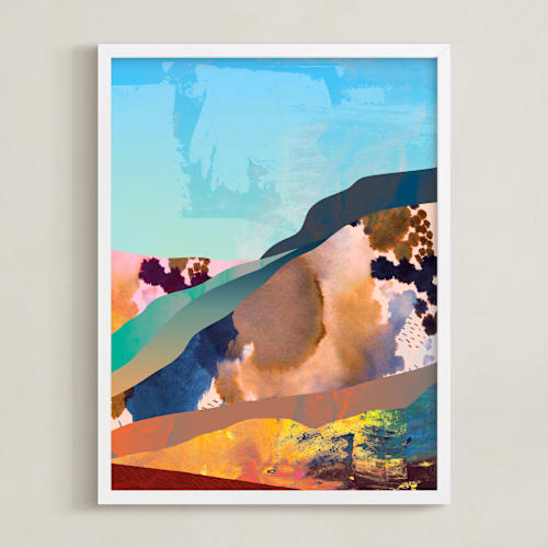 This is a rainbow art with standard by Mojca Dolinar called nature is good 2