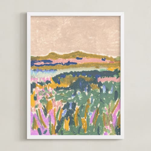 This is a peach art with standard by Alisa Galitsyna called across the fields 1