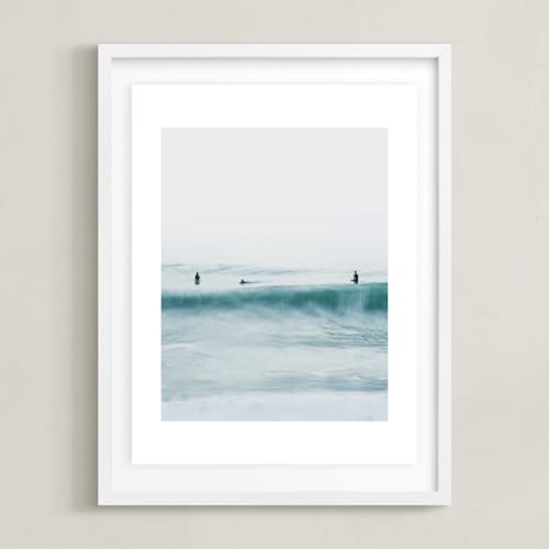 This is a water art by Mike Sunu called hermosa blue ii
