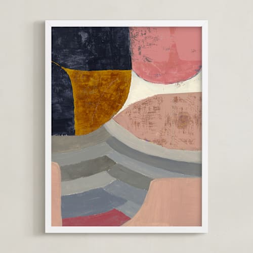This is a nude cloud art by Bethania Lima called composition on color and texture 1