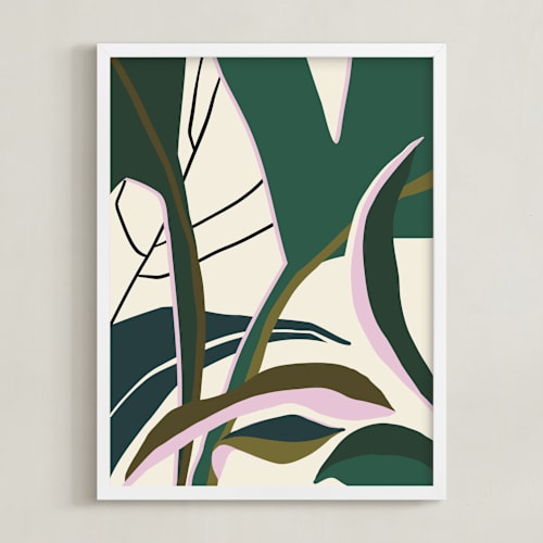 This is a emerald art by Anastasia Makarova called botanic