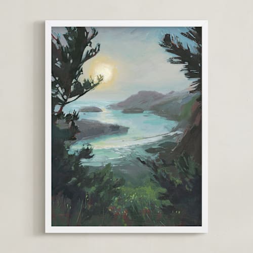 This is a dark pine art by Khara Ledonne called basalted