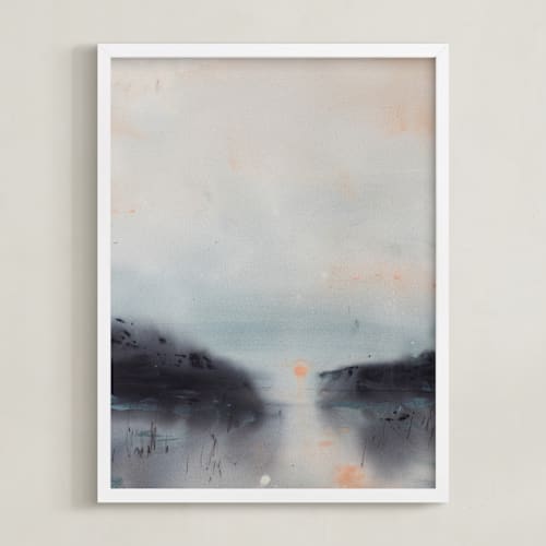 This is a sea mist art with standard by Christa called canal at sunrise