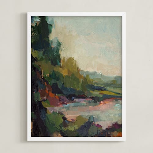 This is a lagoon art with standard by Wendy Keller called lagoon 1