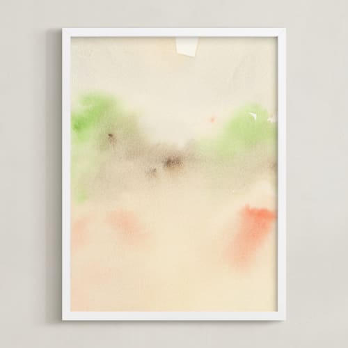 This is a beige art by M Gloria Hunter called a secret garden ii