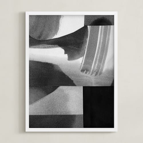 This is a black & white art by Ashleigh Ninos called construct 33